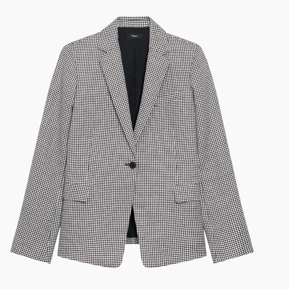 NWOT Theory houndstooth blazer - Picture 14 of 14